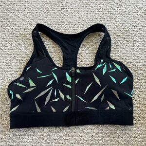 Zyia Black Rhombus Mirage Luxe Access Bra medium